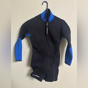 US Divers 7 MM Wetsuit Size 12 Long Sleeve Neoprene Shorts